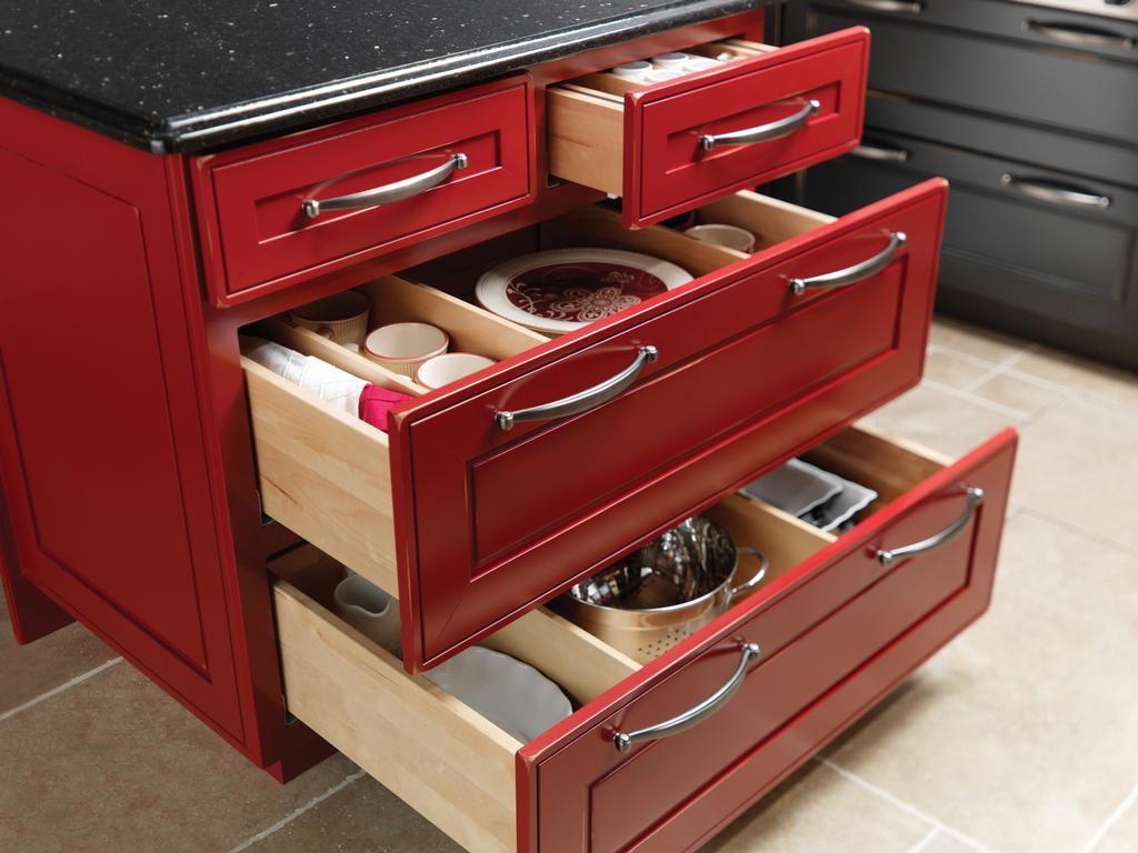 Red Cabinets 