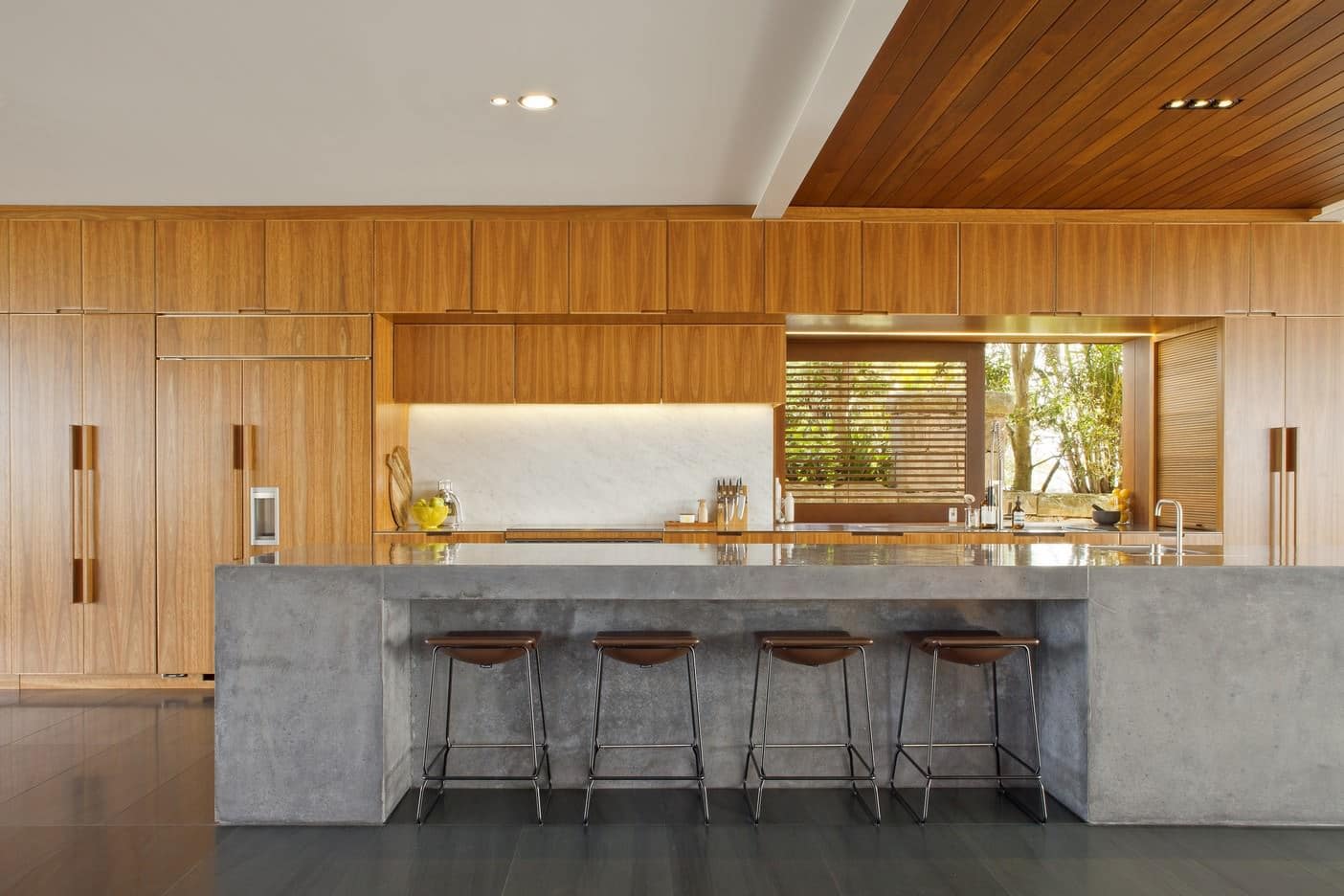 modern kitchen design in concrete