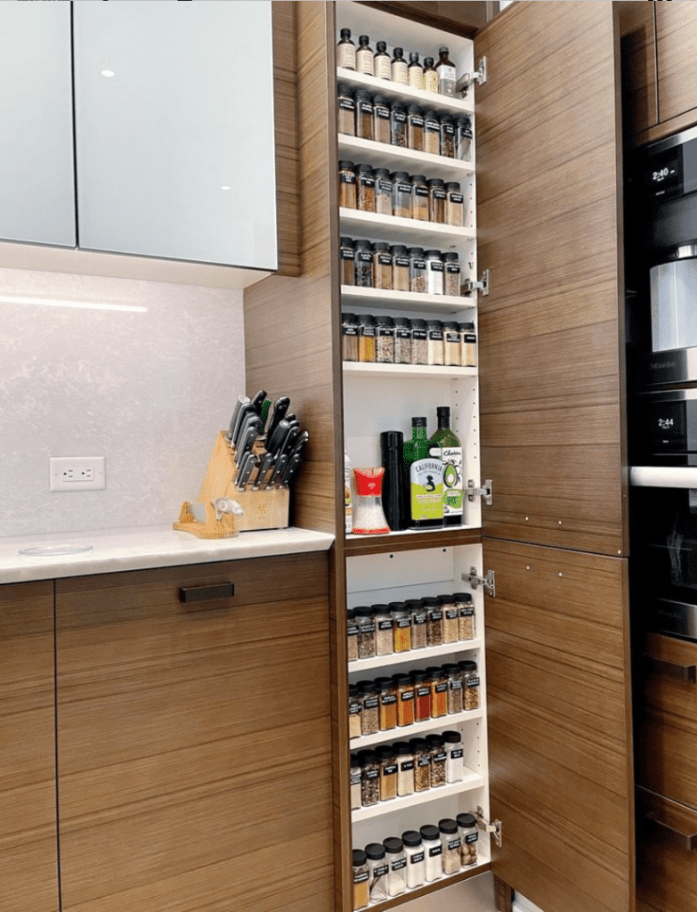 spice storage drawer cabinet