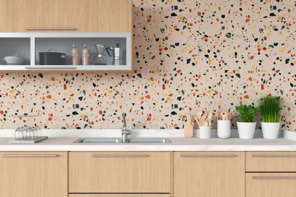 terrazzo surfaces retro design