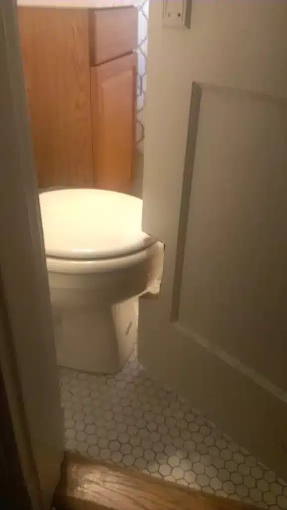 toilet door gone wrong