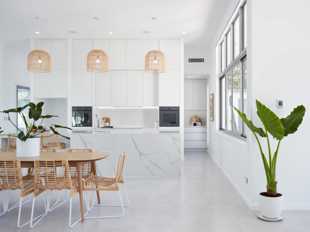 all white kitchen design trend