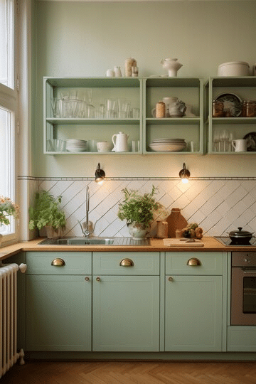 A compact pantry with space-saving drawers for maximizing storage in a small kitchen