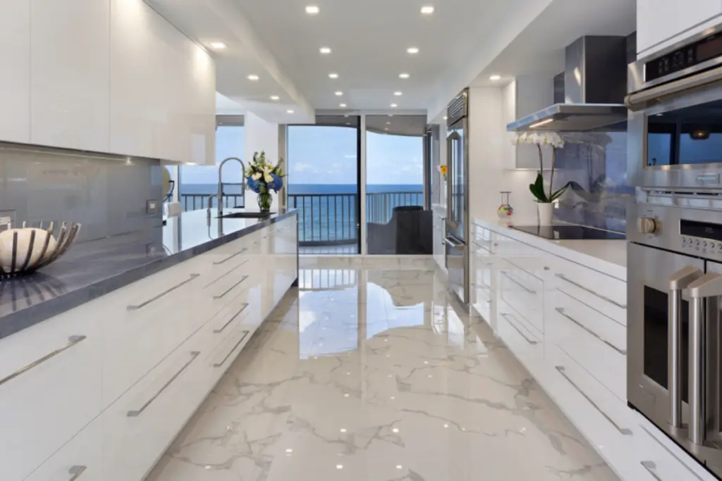 Contemporary Kitchen in white