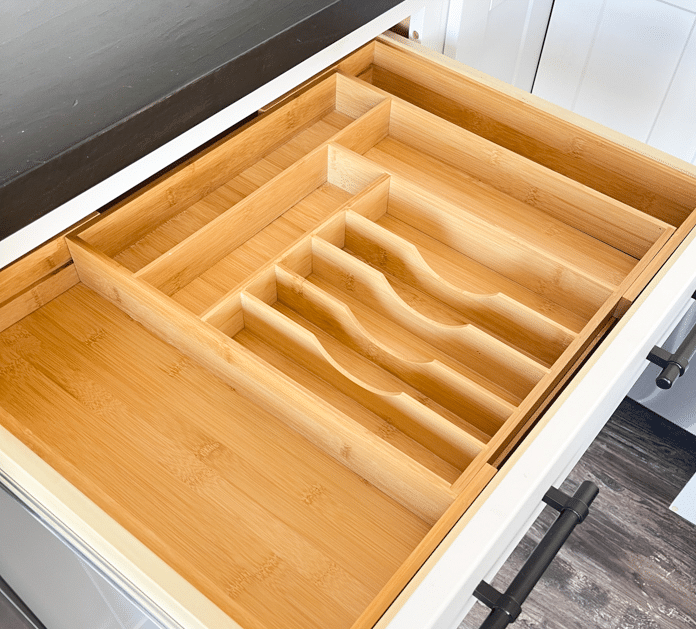 kitchen cabinet drawer organizer