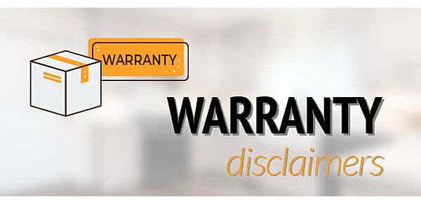 Warranty Disclaimers