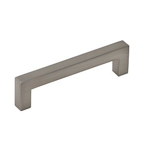 Brushed Nickel Square Handle Cabinet Pull